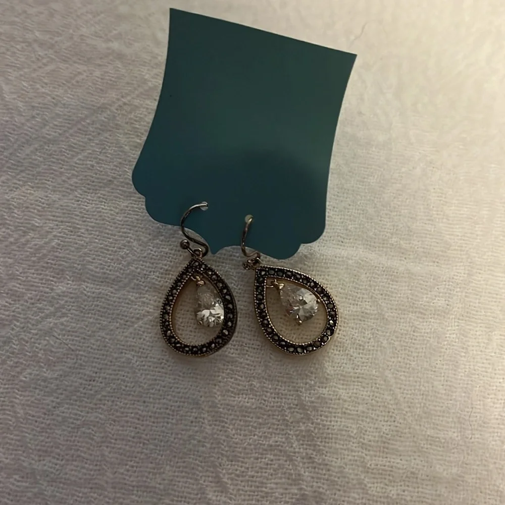 Dangling earrings, costume jewelry